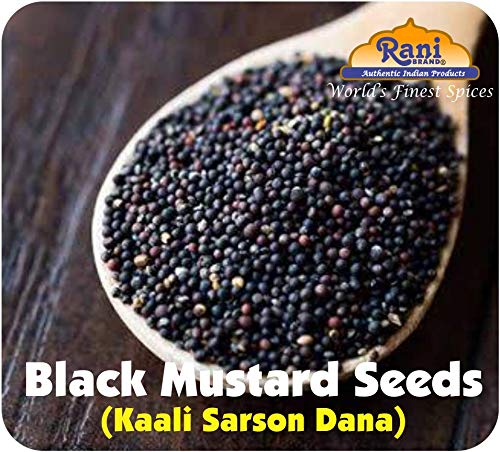 Rani Black Mustard Seeds Whole {10 Sizes Available}