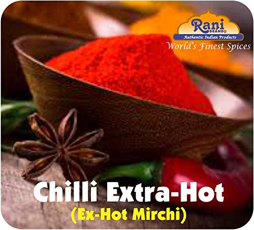 Rani Extra Hot Chilli Powder Indian Spice 14oz (400g) ~ All Natural | Salt-Free | Vegan | No Colors | Gluten Friendly | NON-GMO | Kosher
