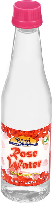 Rani Red Rose Water (Floral Essence of Rose) 8.5 fl oz (250ml) Glass Jar ~ All Natural | Vegan | Gluten Free | NON-GMO | Kosher | Indian Origin