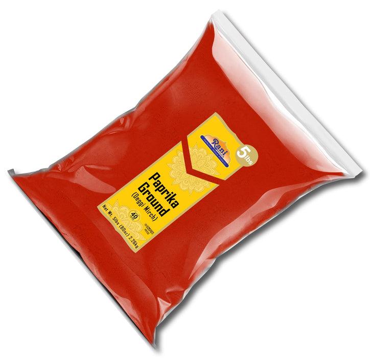 Rani Paprika (Deggi Mirch, Low Heat) Spice Powder, Ground 80oz (5lbs) 2.27kg Bulk ~ All Natural, Salt-Free | Vegan | No Colors | Gluten Friendly | NON-GMO | Kosher | Indian Origin