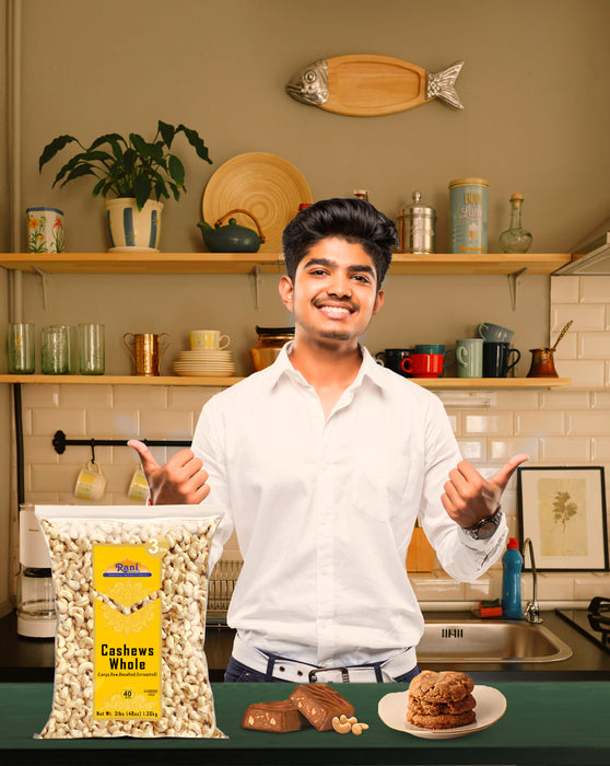 Rani Raw Cashews Whole (uncooked, unsalted) 48oz (3lbs) 1.36kg Bulk ~ All Natural, No Preservatives | Vegan | NON-GMO | Kosher | Gluten Friendly