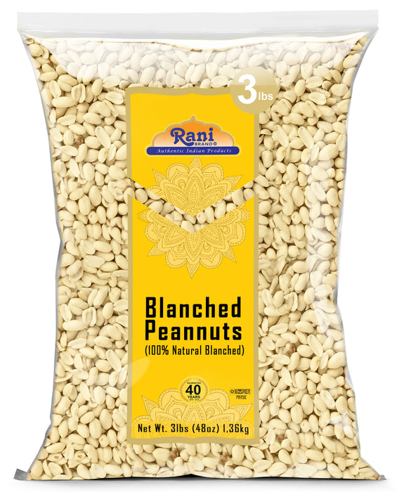 Rani Blanched Peanuts {4 Sizes Available}
