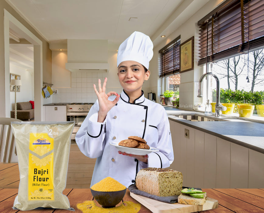 Rani Bajri Millet (Pearl Millet) 32oz (2lbs) 908g ~ All Natural | Vegan | Gluten Friendly | NON-GMO | Kosher | Indian Origin