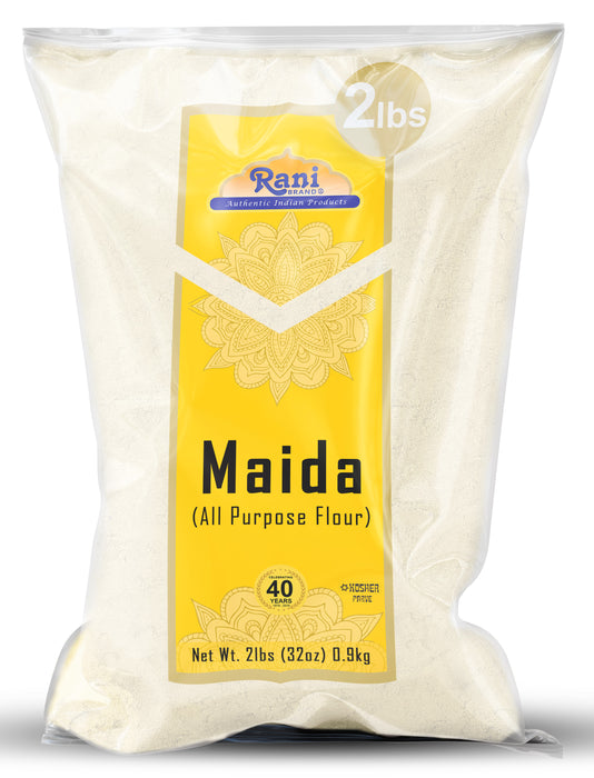 Rani Maida Flour (Indian All Purpose Flour) 32oz (2lbs) 908g Bulk ~ All Natural | Vegan | Kosher | Indian Origin