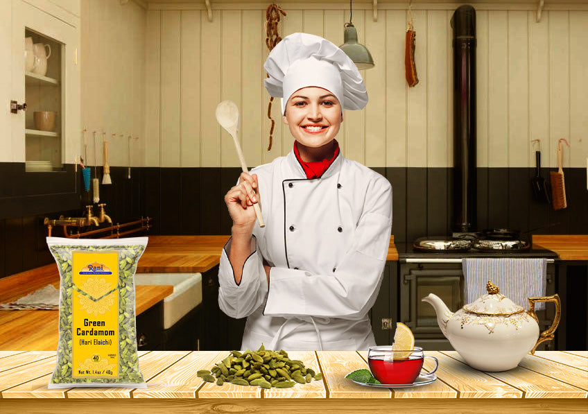 Rani Green Cardamom Pods Spice (Hari Elachi) 1.4oz (40g) ~ All Natural | Vegan | Gluten Friendly | NON-GMO | Kosher | Product of India