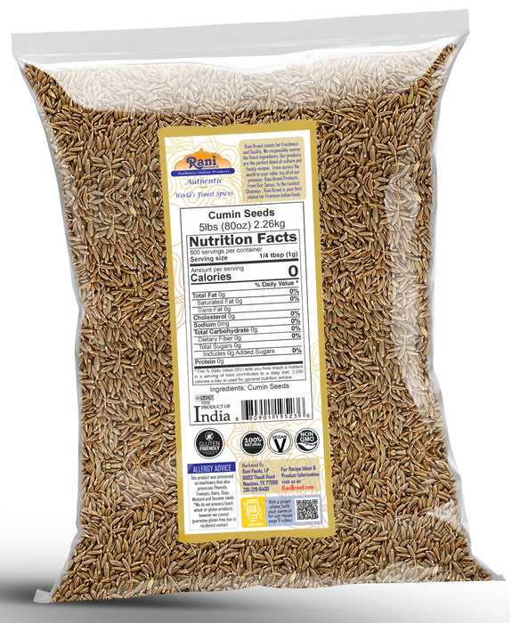 Rani Cumin Seeds Poly {5 Sizes Available}