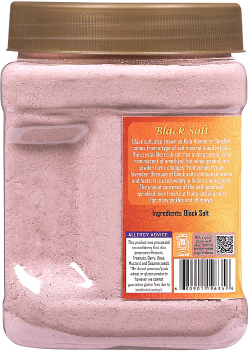 Rani Black Salt Powder (Kala Namak) Mineral 32oz (2lbs) 908g Bulk PET Jar ~ Unrefined, Pure and Natural | Vegan | Gluten Friendly | NON-GMO | Indian Origin | Perfect for Tofu Scramble
