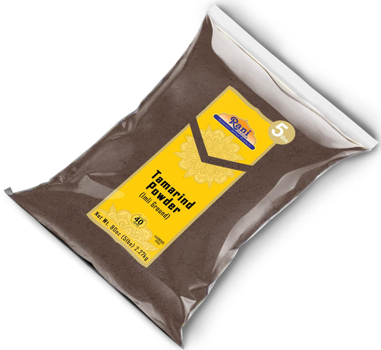 Rani Tamarind Powder (Imli) 80oz (5lbs) 2.27kg Bulk ~ All Natural| No Added Sugar/Salt | Vegan | Gluten Friendly | Kosher | NON-GMO | Indian Origin