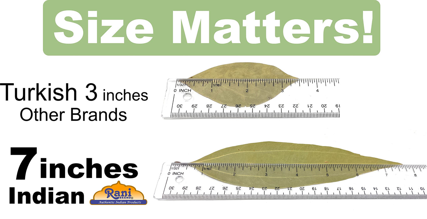 Rani Bay Leaf (Leaves) Whole Spice Hand Selected Extra Large 1.75oz (50g) ~ All Natural | Gluten Friendly | NON-GMO | Kosher | Vegan | Indian Origin (Tej Patta)