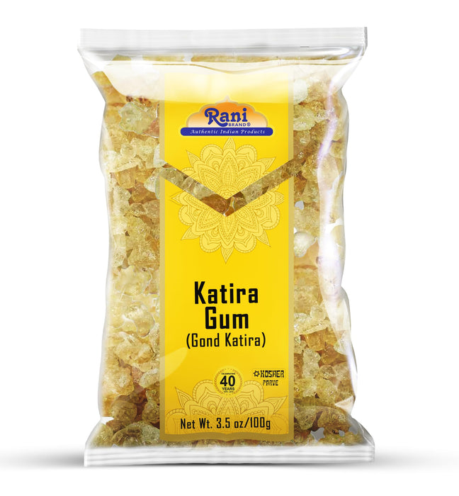 Rani Edible Gum Whole (Goonder Tragacanth Gum) 3.5oz (100g) ~ All Natural, Salt-Free | Vegan | No Colors | Gluten Friendly | NON-GMO | Kosher | Indian Origin