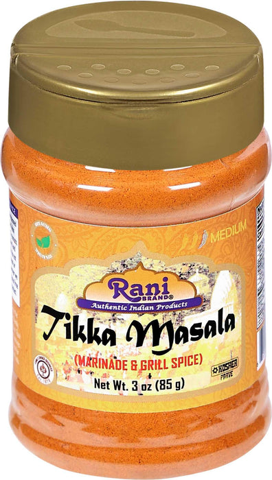 Rani Tikka Masala Indian 7-Spice Blend 3oz (85g) ~ All Natural, Salt-Free | Vegan | Kosher | No Colors | Gluten Free Ingredients | NON-GMO