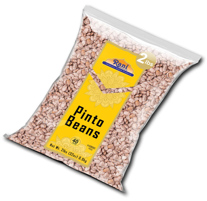 Rani Pinto Beans 32oz (2lbs) 908g ~ All Natural | Vegan | Gluten Friendly | NON-GMO | Kosher | Product of USA