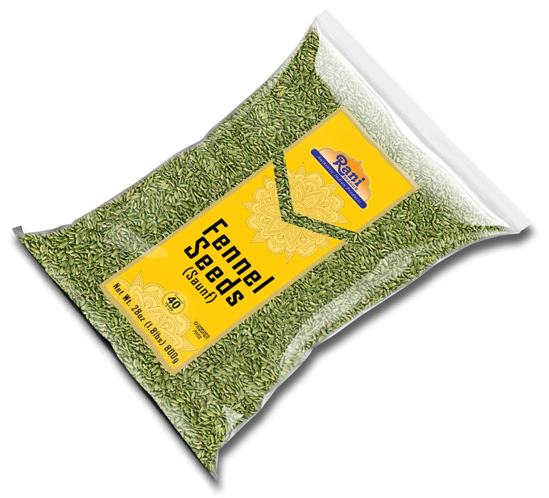 Rani Fennel Seeds (Saunf Sabut) Whole Spice 28oz (800g) All Natural ~ Gluten Friendly | NON-GMO | Kosher | Vegan | Indian Origin