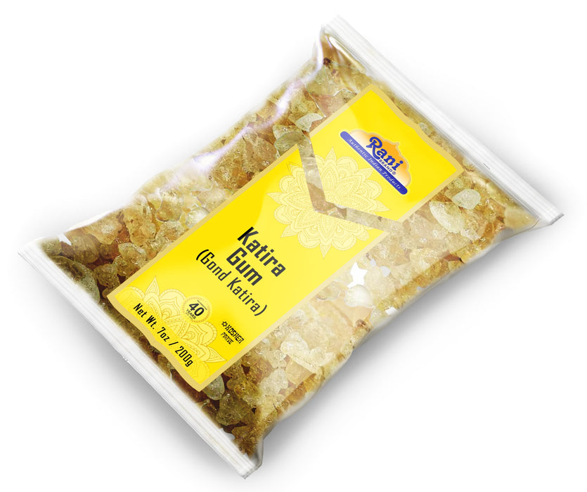 Rani Edible Gum Whole (Goonder Tragacanth Gum) 7oz (200g) ~ All Natural, Salt-Free | Vegan | No Colors | Gluten Friendly | NON-GMO | Kosher | Indian Origin