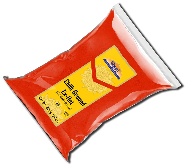 Rani Extra Hot Chilli Powder Indian Spice 28oz (800g) ~ All Natural | Salt-Free | Vegan | No Colors | Gluten Friendly | NON-GMO | Kosher