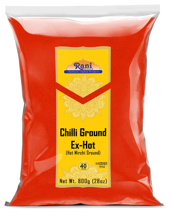 Rani Extra Hot Chilli Powder Indian Spice 28oz (800g) ~ All Natural | Salt-Free | Vegan | No Colors | Gluten Friendly | NON-GMO | Kosher
