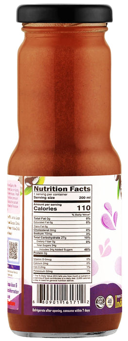 Rani Jamun Shikanji 6.7 fl oz (200 ml) Glass Bottle, Pack of 6 ~ Indian Fruit Beverage | Vegan | Gluten Free | NON-GMO | Indian Origin