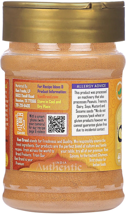 Rani Cinnamon Powder (Ground) Spice 3oz (85g) PET Jar ~ All Natural, Salt-Free | Vegan | No Colors | Gluten Friendly | NON-GMO | Kosher