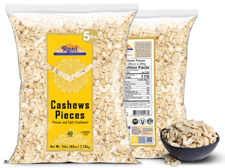 Rani Cashews Pieces {5 Sizes Available}