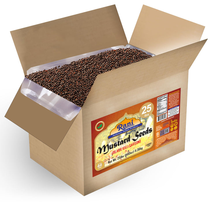 Rani Black Mustard Seeds Whole {10 Sizes Available}