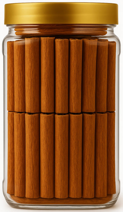 Rani Cinnamon Sticks 14oz (400g) PET Jar - 72-88 Sticks - Strong Aroma, Perfect for Baking, Cooking & Beverages | 3+ Inches Length - Cassia Saigon Cinnamon from Vietnam | Kosher
