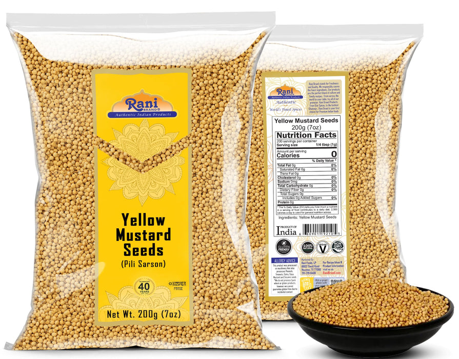 Rani Yellow Mustards {3 Sizes Available}