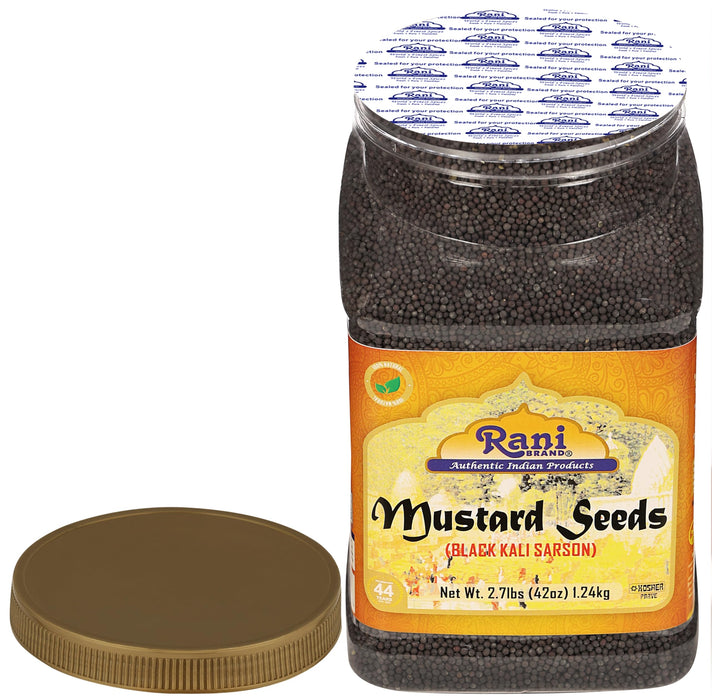 Rani Black Mustard Seeds Whole {10 Sizes Available}