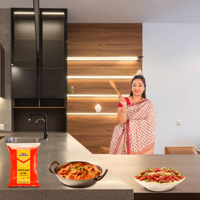 Rani Extra Hot Chilli Powder Indian Spice 14oz (400g) ~ All Natural | Salt-Free | Vegan | No Colors | Gluten Friendly | NON-GMO | Kosher