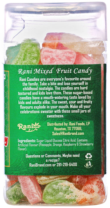 Rani Mixed Fruit Candy 5.25oz (150g) Vacuum Sealed, Easy Open Top, Resealable Container ~ Indian Tasty Treats | Vegan | Gluten Friendly | NON-GMO | Indian Origin