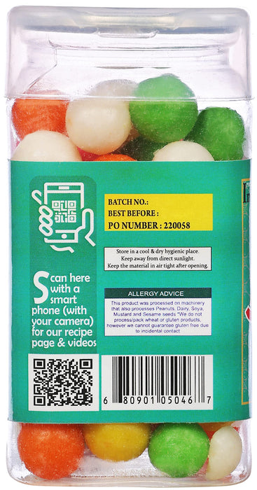 Rani Disco Balls 5.25oz (150g) Vacuum Sealed, Easy Open Top, Resealable Container ~ Indian Tasty Treats | Vegan | Gluten Friendly | NON-GMO | Indian Origin