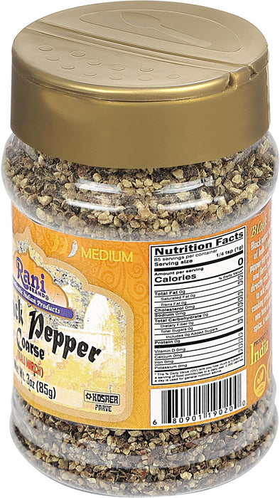 Rani Black Pepper Coarse Grind {7 Sizes Available}