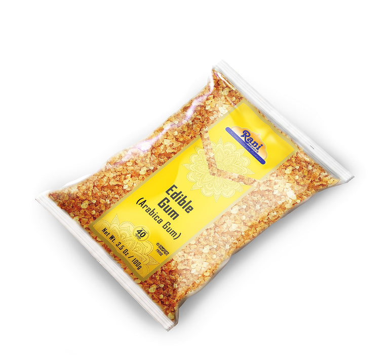 Rani Edible Gum Whole (Arabica Gum) 3.5oz (100g) ~ All Natural, Salt-Free | Vegan | No Colors | Gluten Friendly | NON-GMO | Kosher | Indian Origin