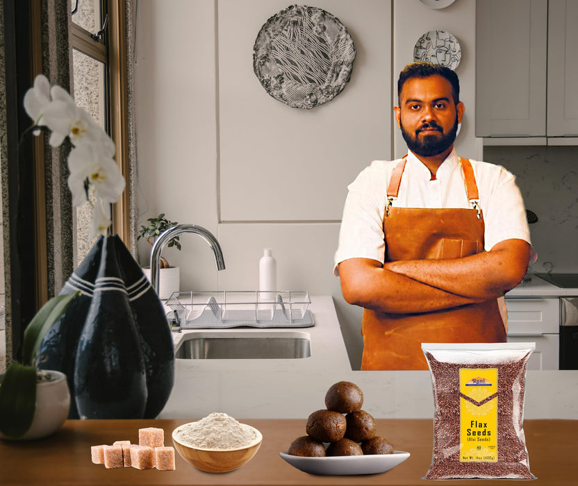 Rani Flax Seeds Whole Raw (Alsi, Linum usitatissimum) 14oz (400g) All Natural ~ Gluten Friendly  | NON-GMO | Kosher | Vegan | Indian Origin