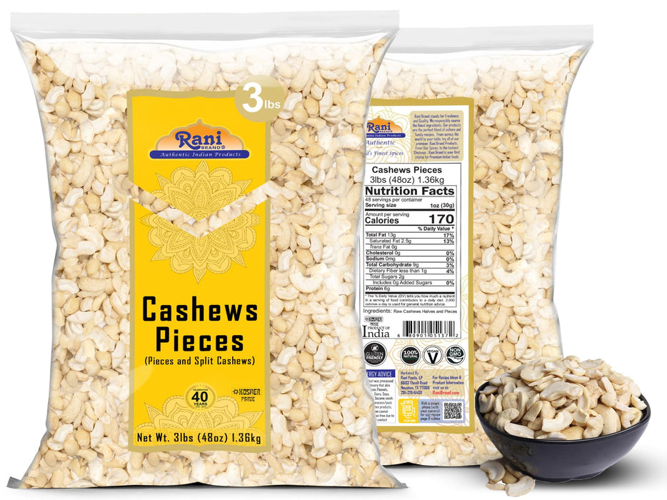 Rani Cashews Pieces {5 Sizes Available}