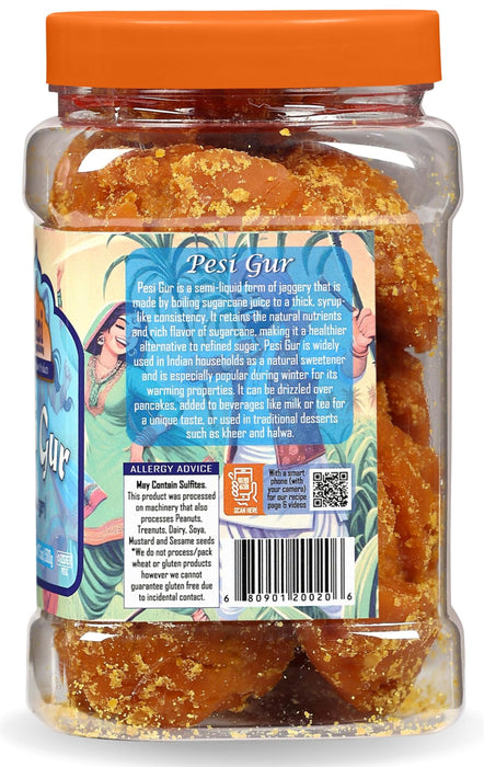 Rani Raw Peanuts 3lbs (48oz) & Pesi Gur 17.5oz (500g) Best for Making Special Peanut Brittle ~ All Natural | Vegan | Gluten Friendly | NON-GMO | Indian Origin