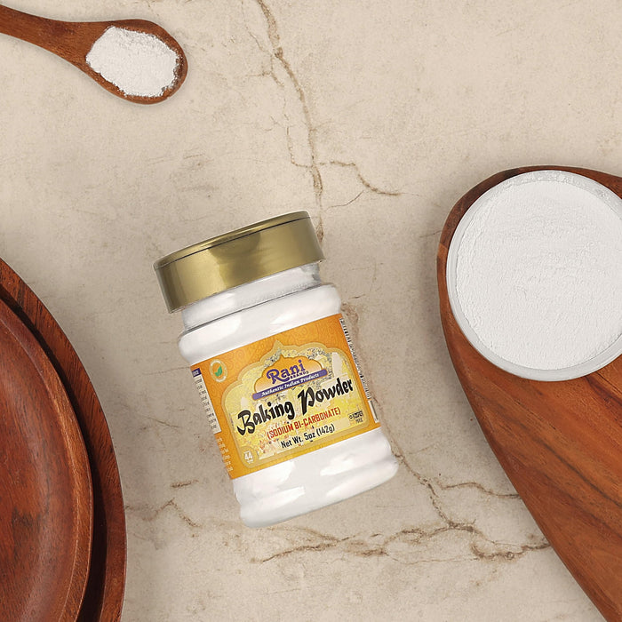 Rani Baking Powder 5oz (150g) PET Jar ~ Used for cooking, NON-GMO | Kosher | Indian Origin | Gluten Friendly
