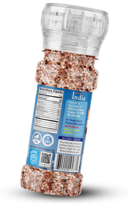 Rani Himalayan Pink Salt Granules (84 Essential Trace Minerals) 4oz (115g) Grinder Bottle~ All Natural | Vegan | Gluten Friendly | NON-GMO | Kosher
