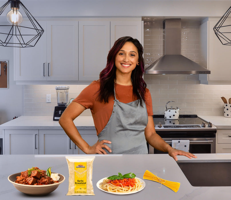 Rani Granulated Garlic (Coarse Ground Garlic) 3.5oz (100g) ~ All Natural | Gluten Friendly | Vegan | NON-GMO | Kosher | No Salt or fillers | Product of USA