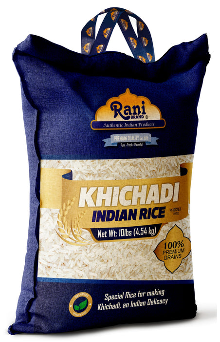 Rani Khichadi Indian Rice 160oz (10lbs) 4.54kg Cloth Bag ~ All Natural | Gluten Friendly | Vegan | Kosher | Export Quality | Indian Origin