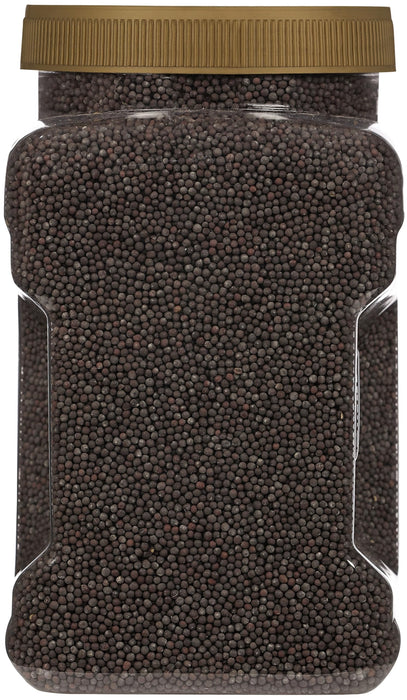 Rani Black Mustard Seeds Whole Spice (Kali Rai) 42oz (2.7lbs) 1.22kg PET Jar ~ All Natural | Gluten Friendly | NON-GMO | Vegan | Kosher | Indian Origin