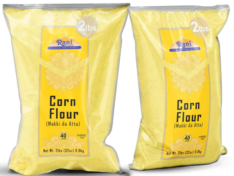 Rani Corn Flour (Makki ka Atta) 32oz (2lbs) 908g Bulk ~ All Natural | Vegan | Gluten Friendly | NON-GMO | Kosher | Indian Origin