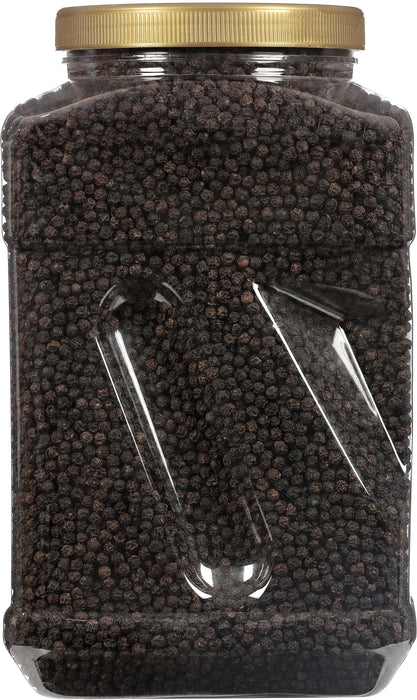 Rani Black Pepper Whole (Peppercorns), MG-1 Grade 80oz (5lbs) 2.27kg Bulk PET Jar ~ All Natural | Gluten Friendly | Non-GMO | Kosher | Perfect Size for Grinders!