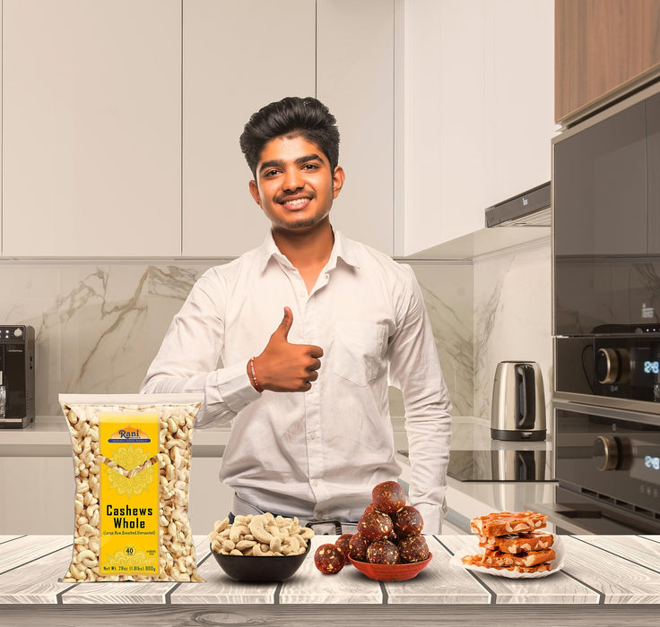 Rani Raw Cashews Whole (uncooked, unsalted) 28oz (800g) ~ All Natural, No Preservatives | Vegan | NON-GMO | Kosher | Gluten Friendly