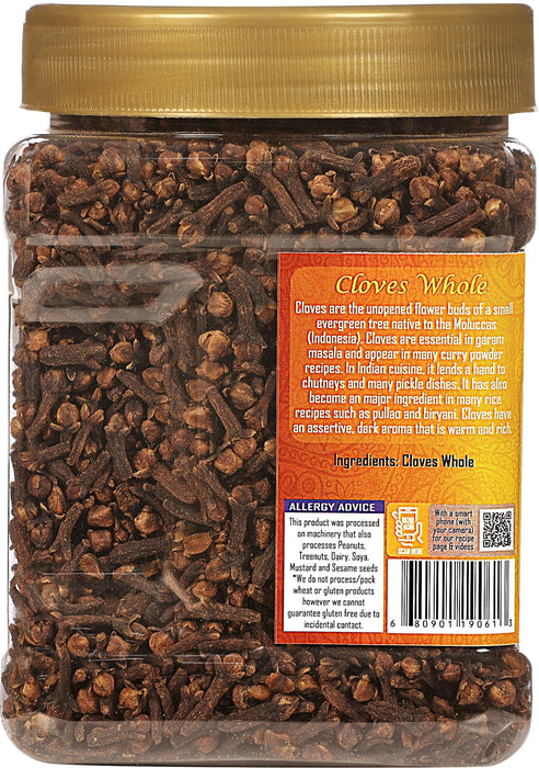Rani Cloves Whole (Laung) 14oz (400g) Great for Food, Tea, Pomander Balls and Potpourri, Hand Selected, Spice, PET Jar ~ All Natural | NON-GMO | Kosher | Vegan