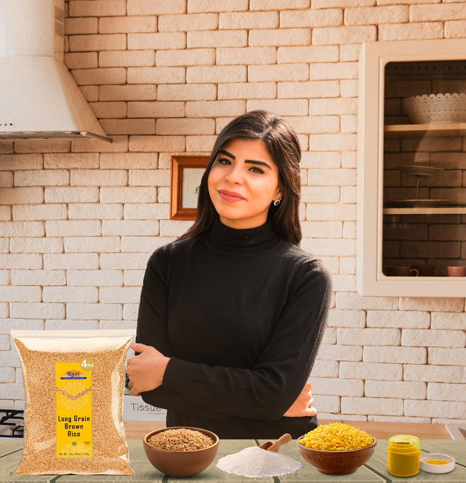 Rani Long Grain Brown Rice 64oz (4lbs) 1.81kg Bulk ~ All Natural | Gluten Friendly | Vegan | Non-GMO | Kosher | Product of USA