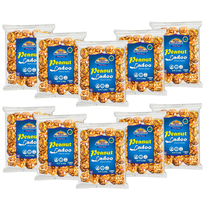 Rani Peanut Ladoo (Round Peanut Brittle Candy) 200g {2 Sizes Available}