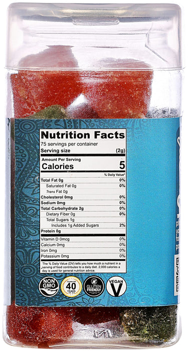 Rani Jelly Cubes 5.25oz (150g) Vacuum Sealed, Easy Open Top, Resealable Container ~ Indian Tasty Treats | Vegan | Gluten Friendly | NON-GMO | Indian Origin