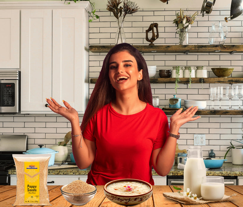 Rani White Poppy Seeds Whole (Khus Khus) Indian Spice 3.5oz (100g) ~ All Natural | Vegan | Gluten Friendly | NON-GMO | Indian Origin