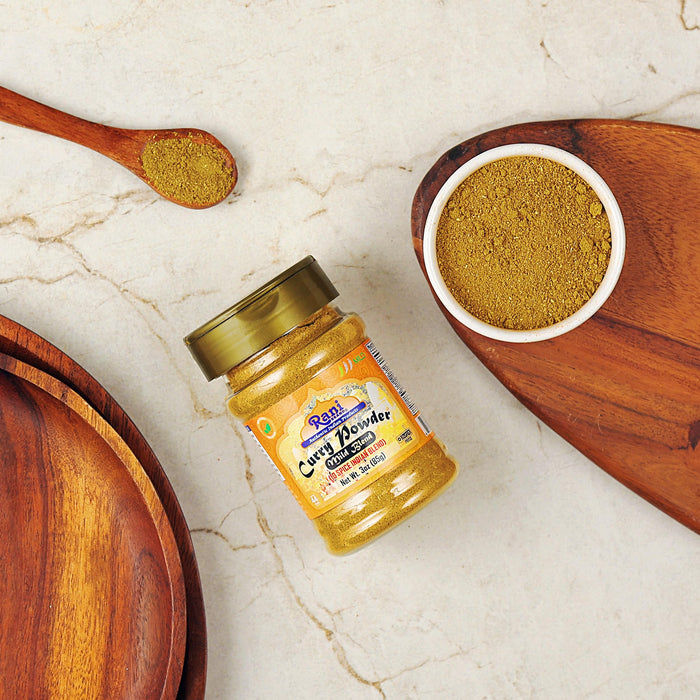 Rani Curry Powder Mild Natural 10-Spice Blend 85g (3oz) ~ Salt Free | Vegan | No Colors | Gluten Friendly | NON-GMO | Kosher | NO Chili or Peppers