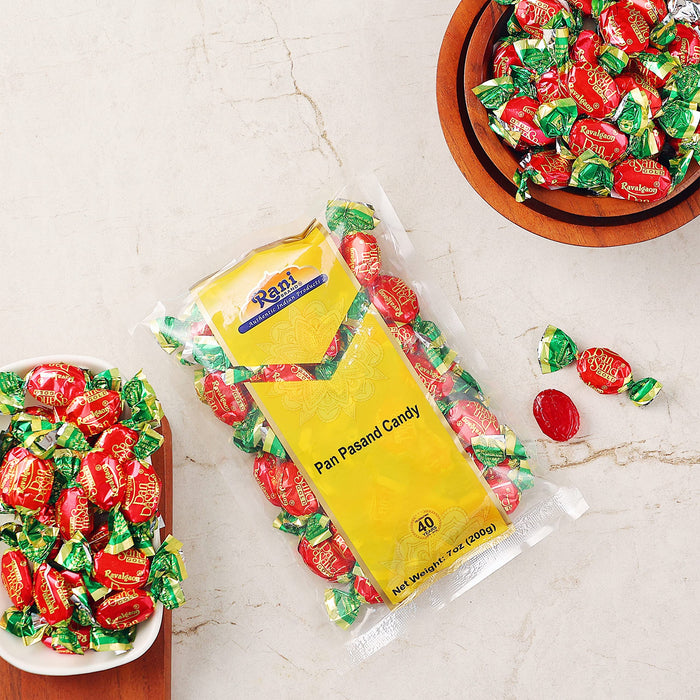 Rani Pan Pasand Candy 7oz (200g) Individually Wrapped ~ Indian Tasty Treats | Vegan | Gluten Friendly | NON-GMO | Indian Origin
